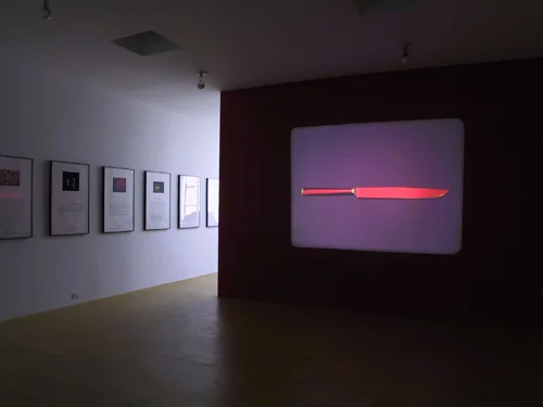 Jack Goldstein, The Knife, 1975, 16mm film