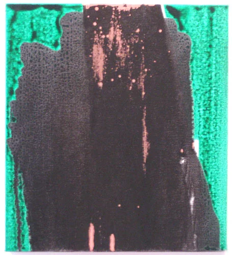 Charline von Heyl, Untitled (L.S. #10), 2007, Oil on canvas, 20 x 18 in