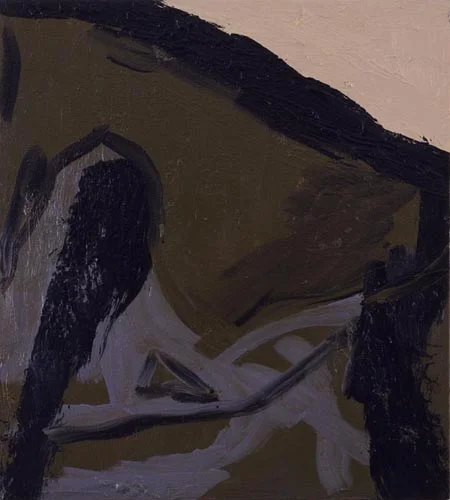 Charline von Heyl, Untitled (L.S. #13), 2007, Oil on canvas, 20 x 18 in