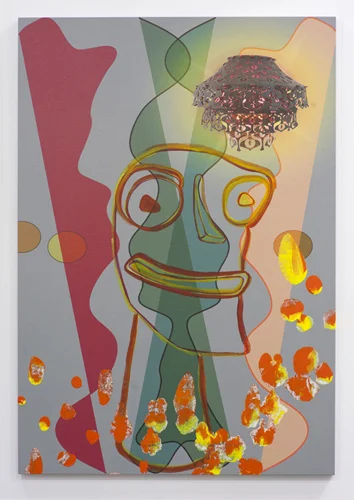 Jorge Pardo, Untitled, 2011, acrylic on canvas, 52 x 36 inches