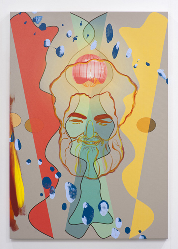Jorge Pardo, Untitled, 2011, acrylic on canvas, 52 x 36 inches