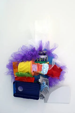 Jessica Stockholder, Untitled, 2007, Mixed media, 38 x 28 x 7 1/2 in.