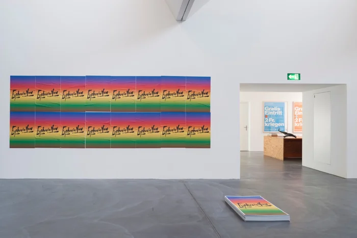 SUPERFLEX, Euphoria Now! , 2015, installation view, von Bartha, Basel.