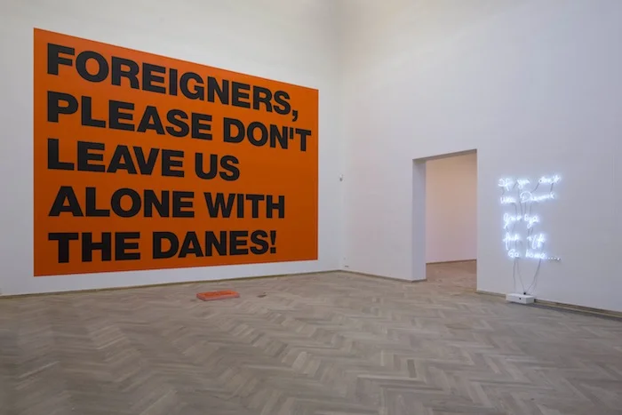 Installation view, Working Title: A Retrospective Curated by XXXXXXXXX, 13 December 2013- 2 February 2014,Kunsthal Charlotteborg, Cophenhagen, Denmark.