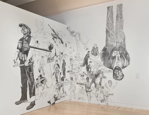 Rirkrit Tiravanija. "Take It or Leave It: Institution, Image, Ideology", Hammer Museum, 2014. (Installation view)