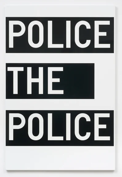 Rirkrit Tiravanija, untitled (police the police), 2011