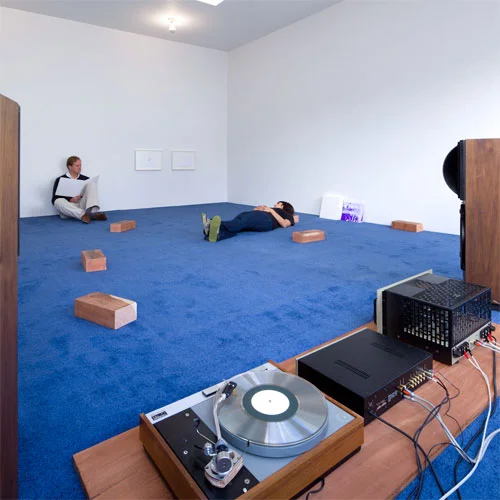 Rirkrit Tiravanija, untitled (erased Rirkrit Tiravanija demonstration drawing), 2011