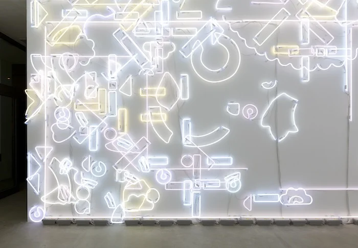 Pae White, installation view, kaufmann repetto, 2014