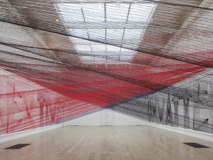 Pae White, Too Much Night, Again, installation view, South London Gallery, 2013