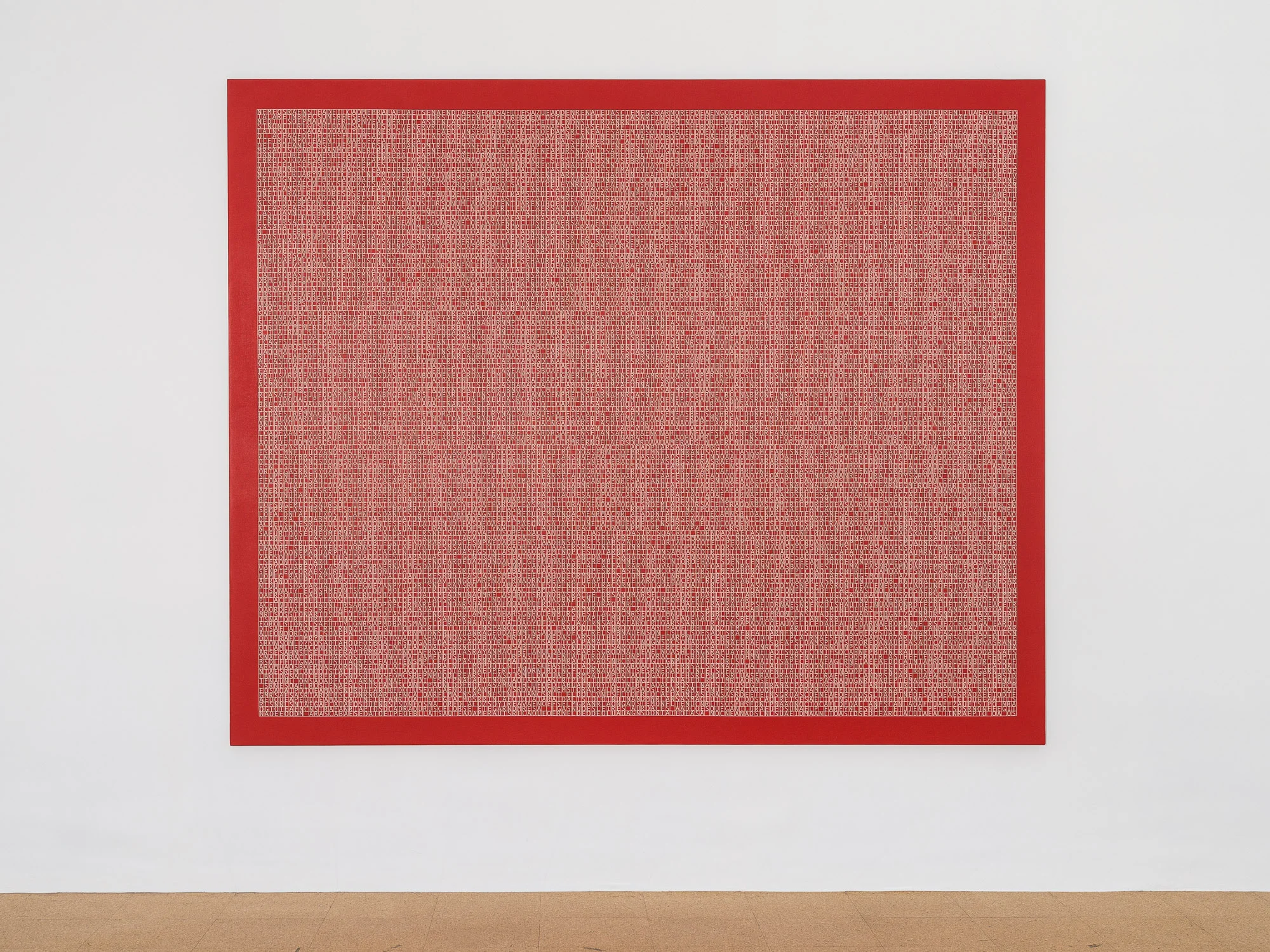 Jorge Mendez Blake, Dismantling Gorostiza (Muerte sin fin) / Desmantelando a Gorostiza (Muerte sin fin), 2017, Acrylic on linen, 78 x 95.7 inches.