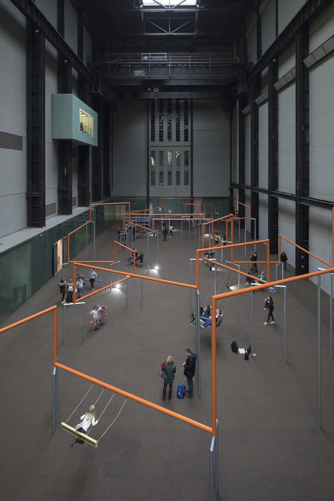 SUPERFLEX, One Two Three Swing!, 2018, installation view, Hyundai Commission, Tate Modern, Turbine Hall, London, UK.