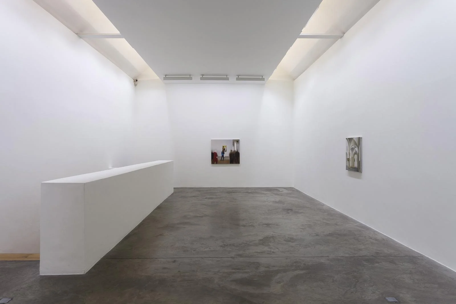 Paul Winstanley, Faith After Saenredam and Other Paintings, 2017, installation view, Kerlin Gallery, Dublin, Ireland.