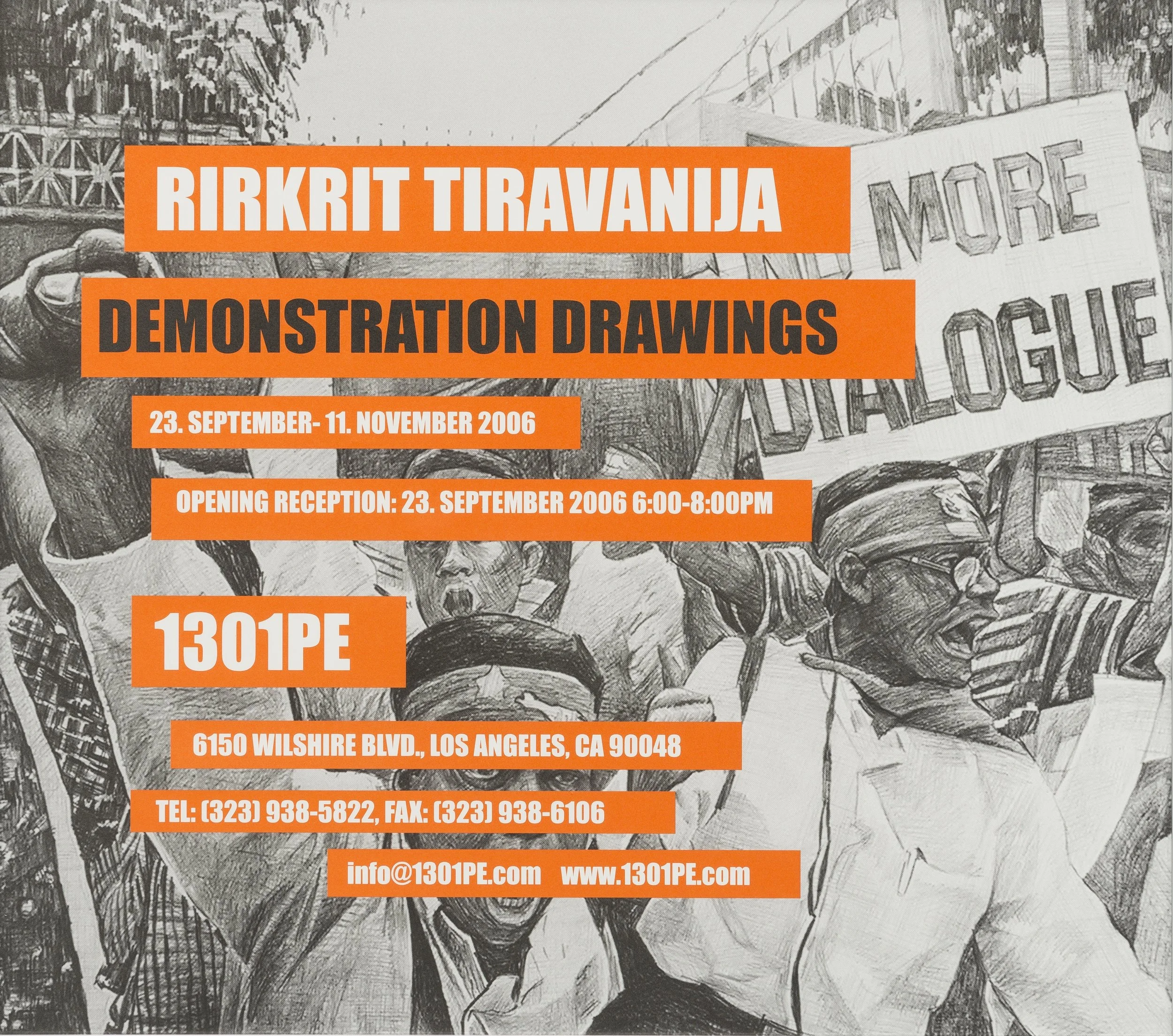 RIRKRIT TIRAVANIJA: DEMONSTRATION DRAWINGS