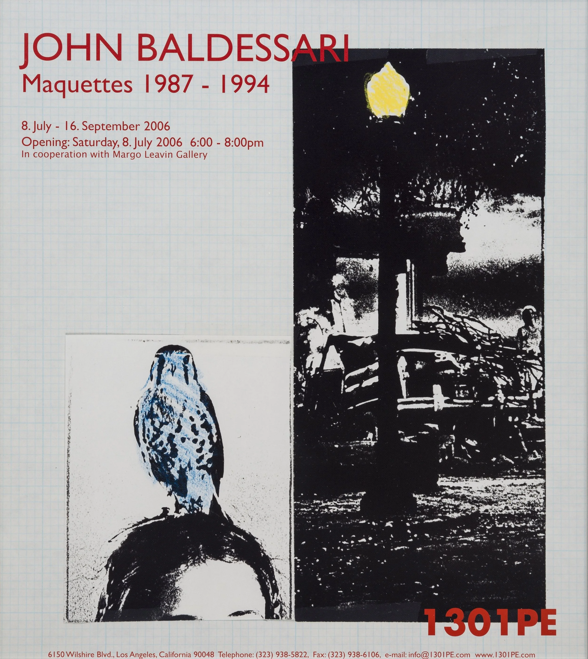 JOHN BALDESSARI: MAQUETTES 1987 - 1994