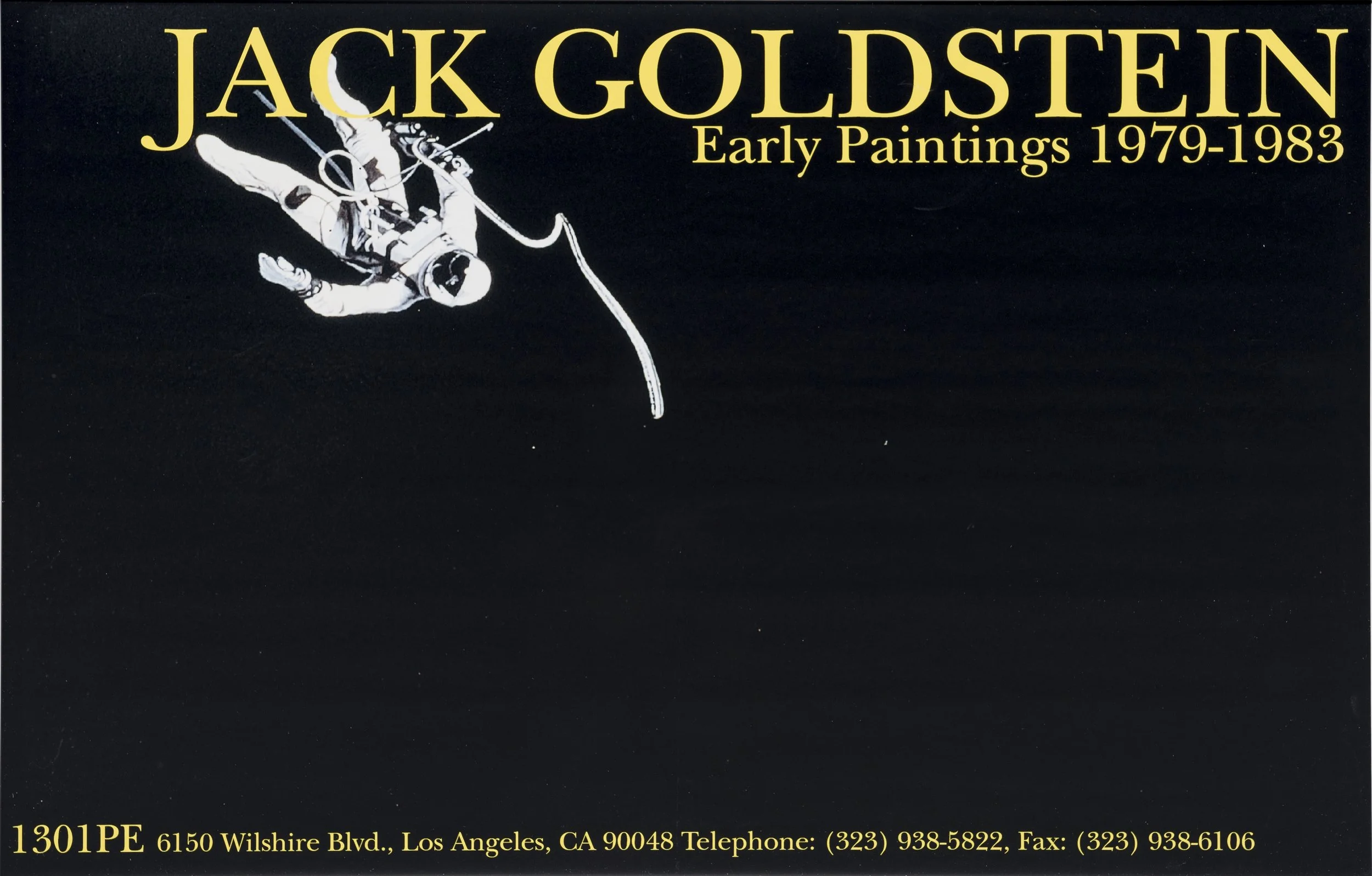 JACK GOLDSTEIN: EARLY PAINTINGS 1979 -1983