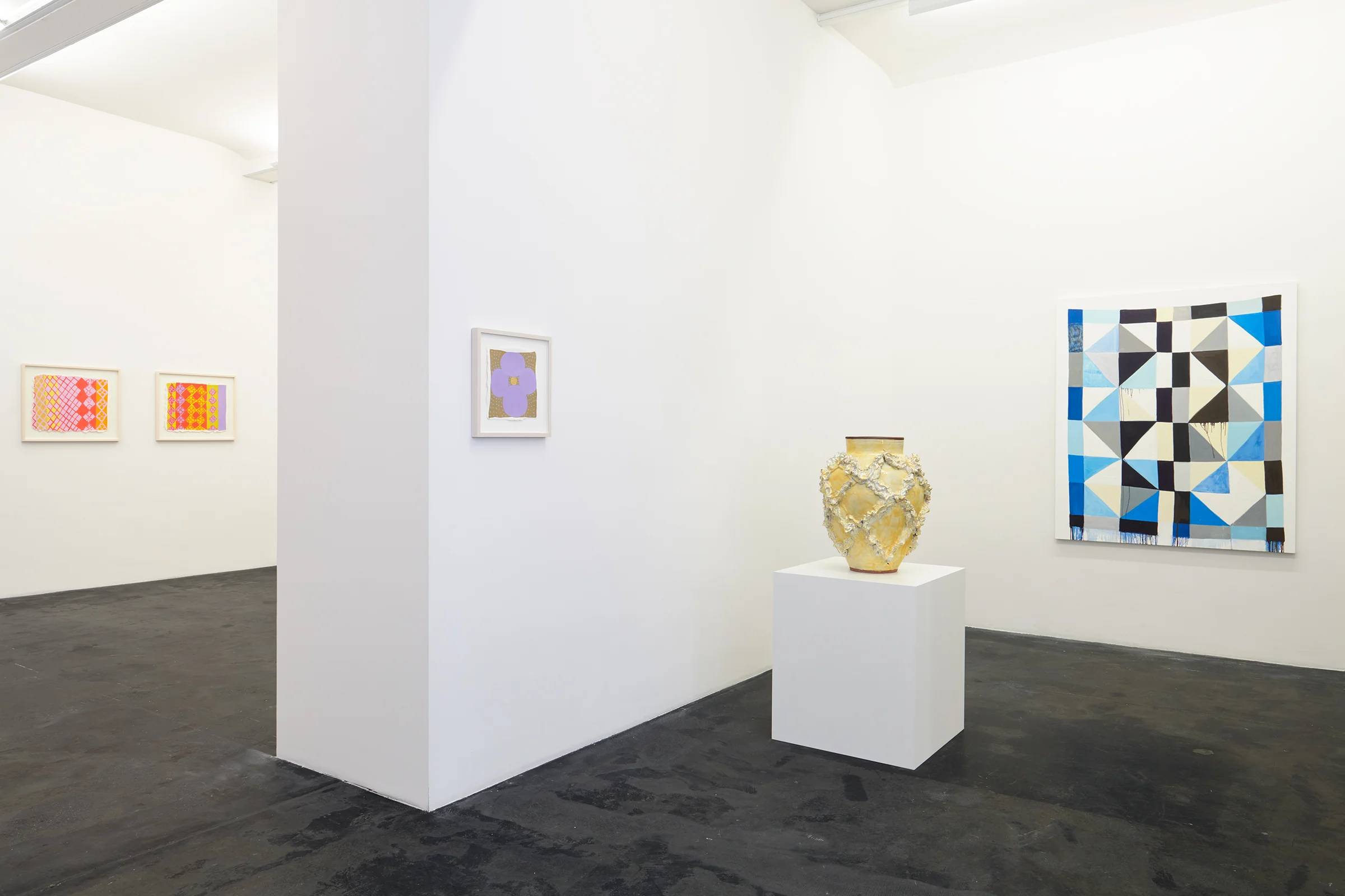 Judy Ledgerwood, Beyond Beauty.  Installation view Häusler Contemporary Zürich, 2019 | photo: Mischa Scherrer