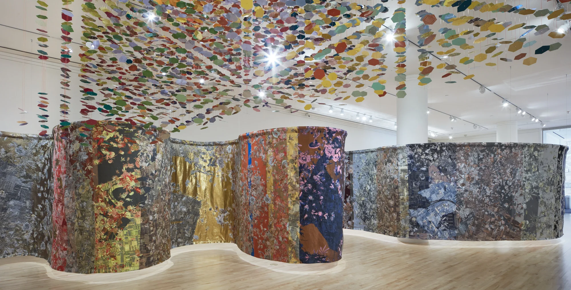 Pae White, Beta Space, Installation view: San Jose Museum of Art, 2019.