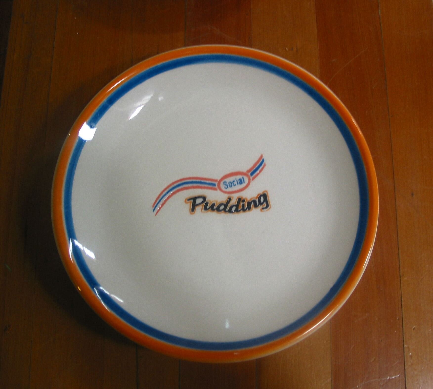 Rirkrit Tiravanija & Superflex Untitled (Social Pudding Plates), 2005, Set of 6 ceramic plates 6 inches diameter 15.2 cm Edition 64 of 100