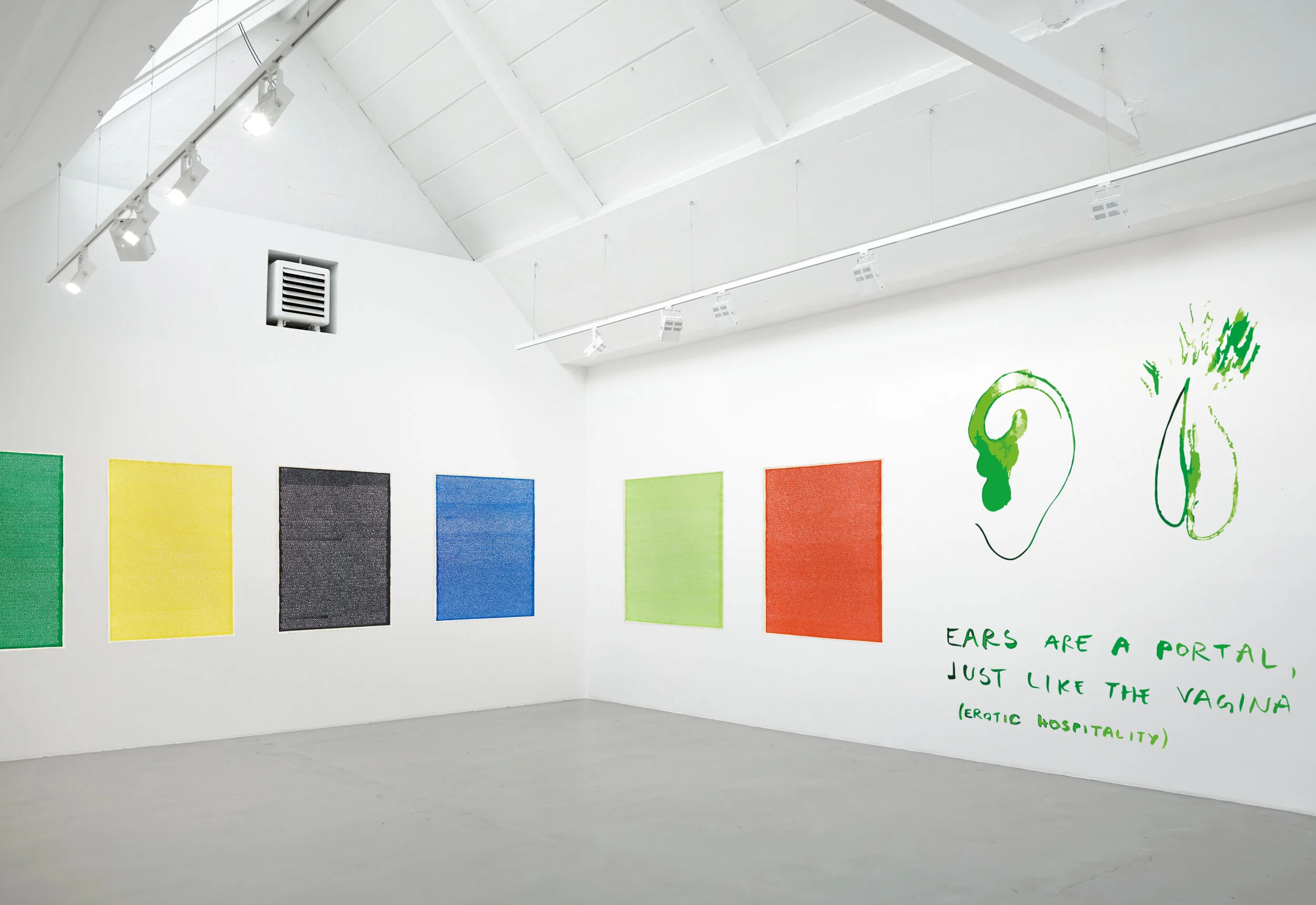 Ana Prvački, installation view, Galerie Barbara Thum