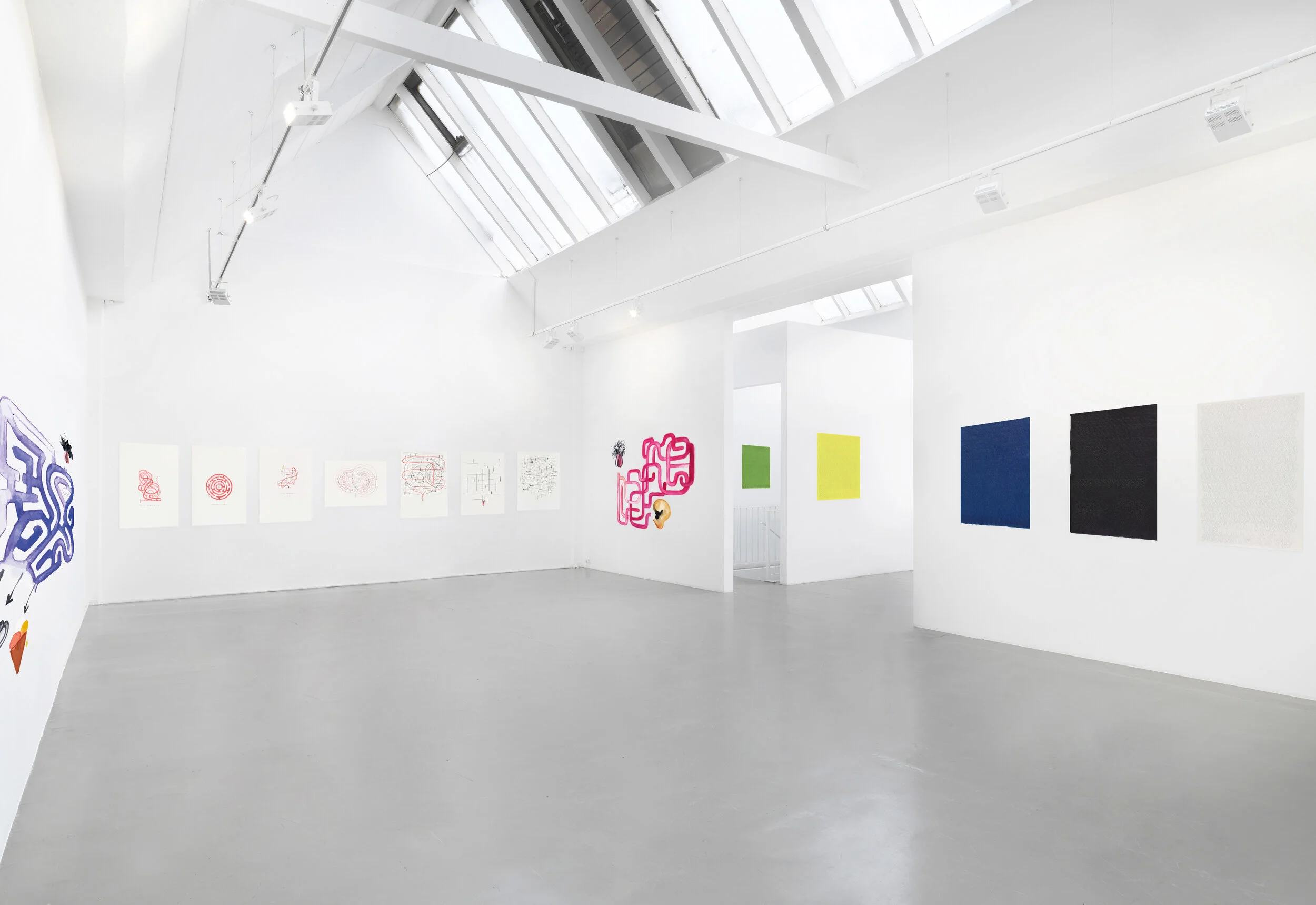 Ana Prvački, installation view, Galerie Barbara Thum