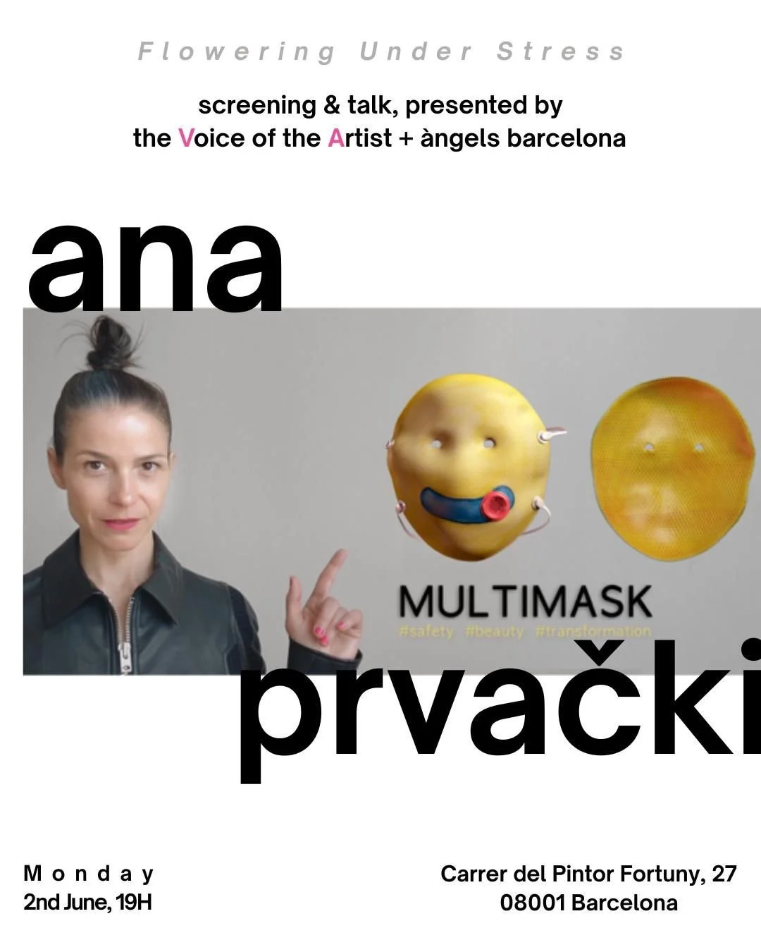 Screening and Talk: Ana Prvački's 'Flowering under stress' at àngels barcelona