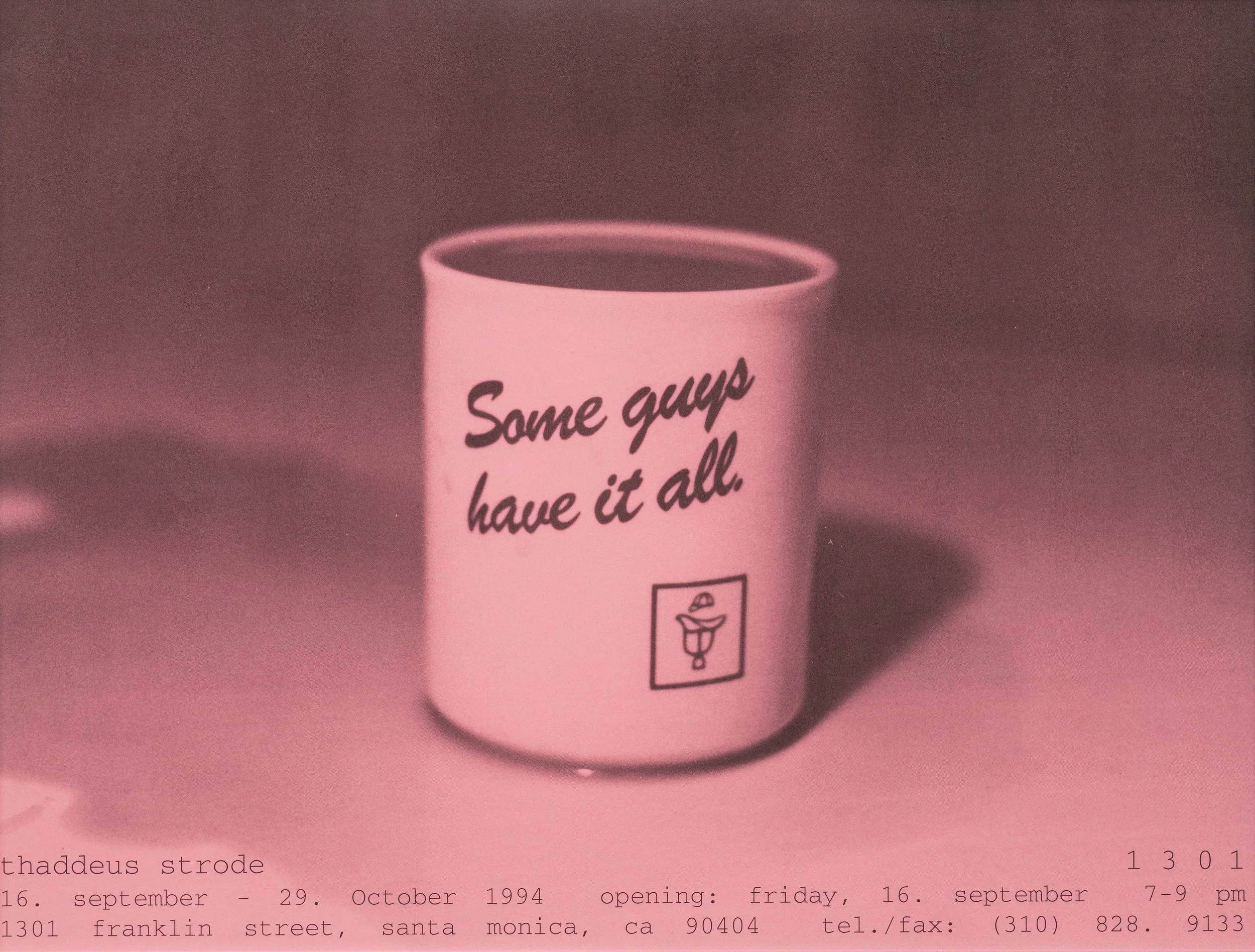 THADDEUS STRODE: SOME GUYS HAVE IT ALL