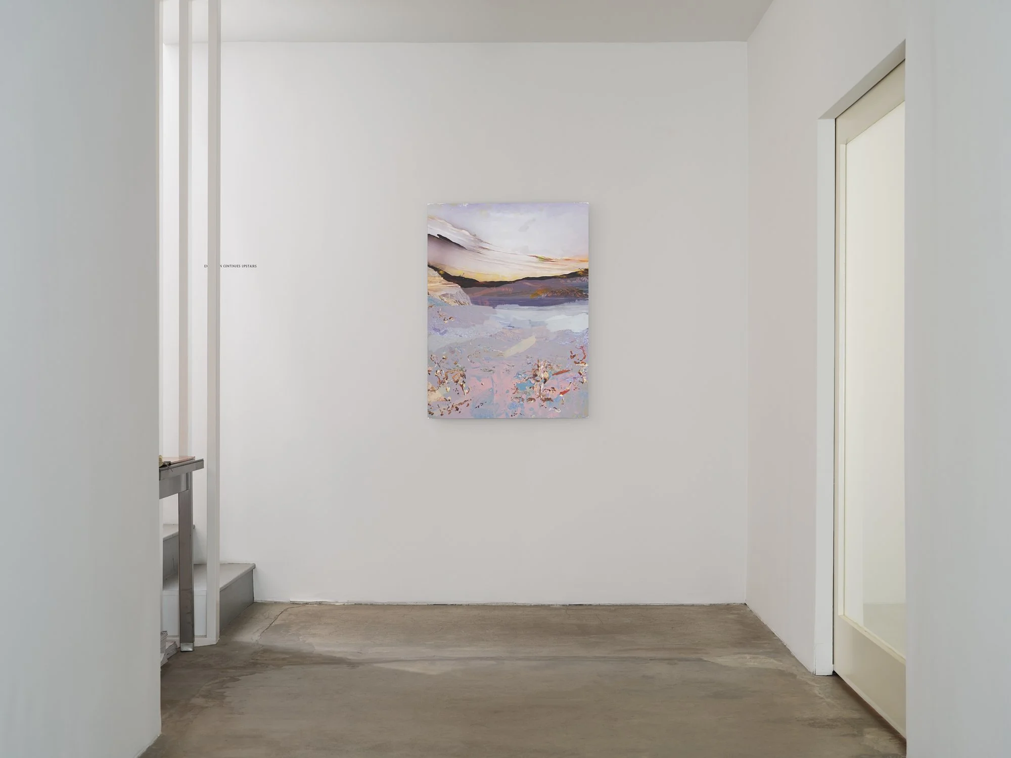 Petra Cortright: quicksilver sea bubble dramamine dream. Installation view, 1301PE, Los Angeles, 2025.