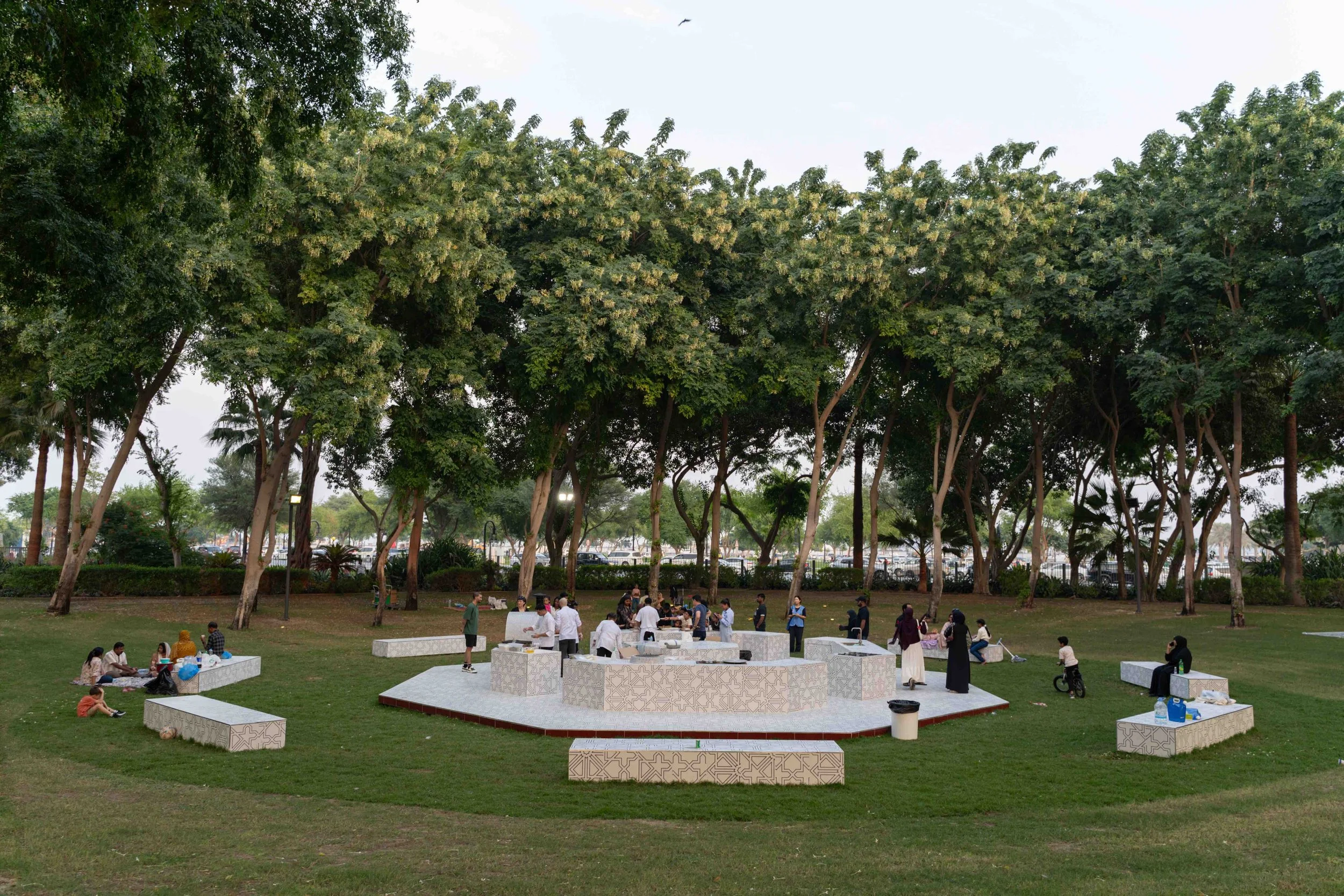  Rirkrit Tiravanija, untitled (no bread no ashes), MIA Park (presented by Ruaiya Qatar), Doha, Qatar (2025) 