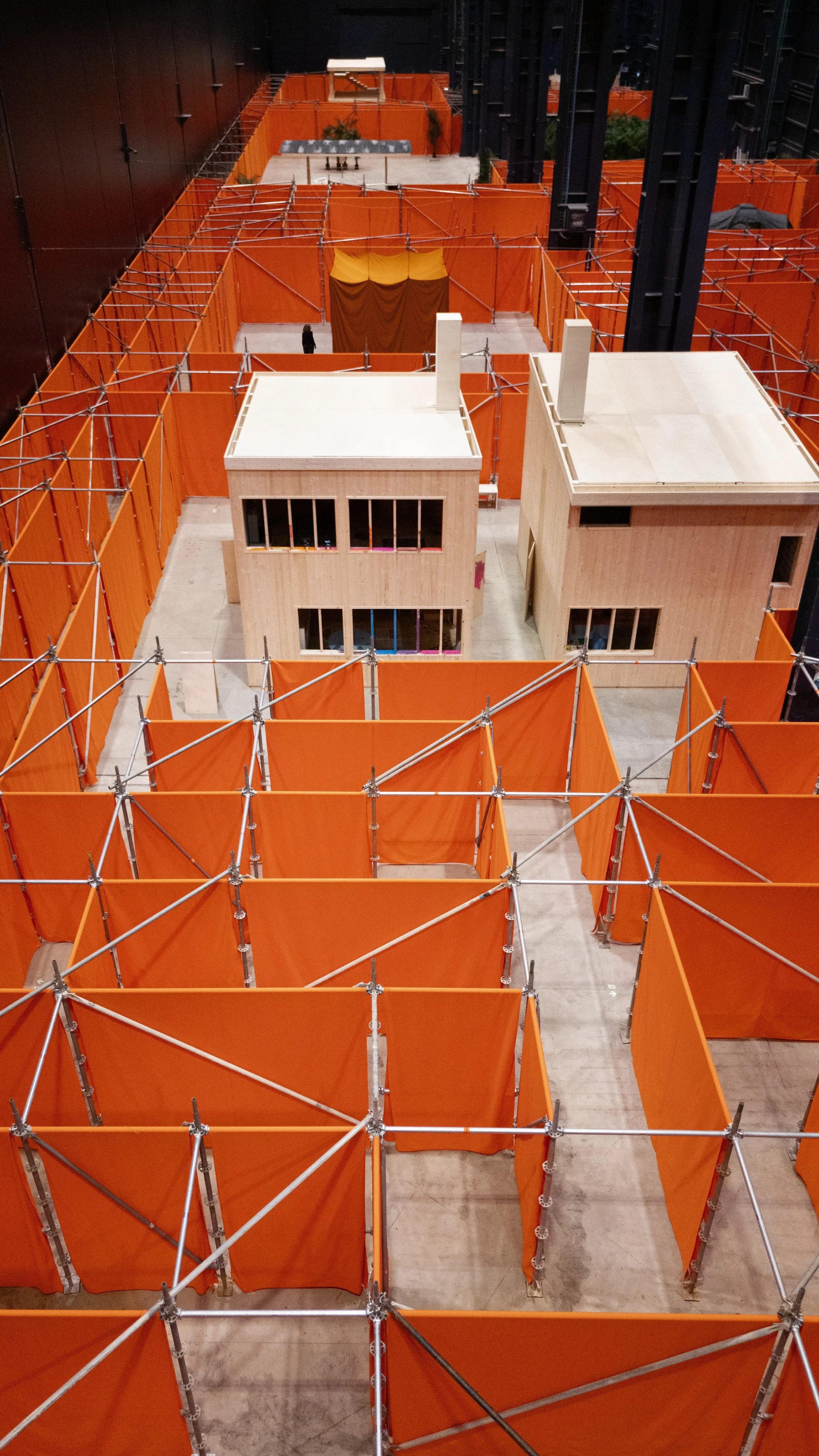  Rirkrit Tiravanija  “ The House That Jack Built” Exhibition view, Pirelli HangarBicocca, Milan, 2026 Courtesy the artist and Pirelli HangarBicocca, Milan Photo Agostino Osio 