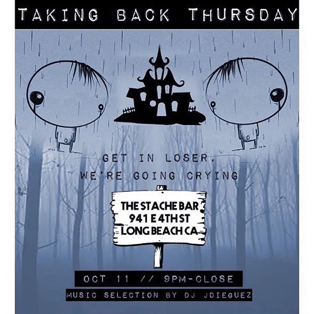 @dj_jdieguez will spinning all your favorite emo hits till late tonight. $3 @millerhighlife and @coorsbanquet bottles all night! ........#longbeach #4thstreetlb