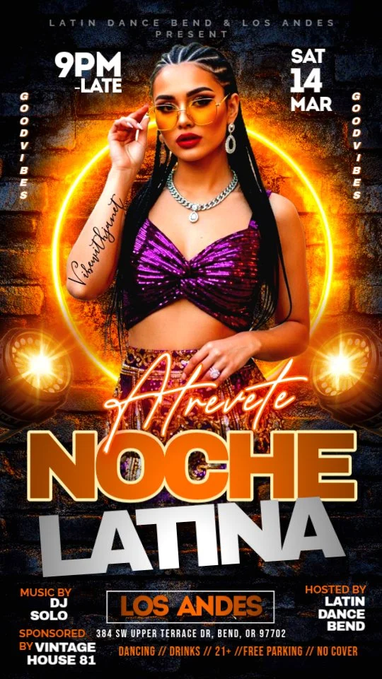 ATRÉVETE NOCHE LATINA