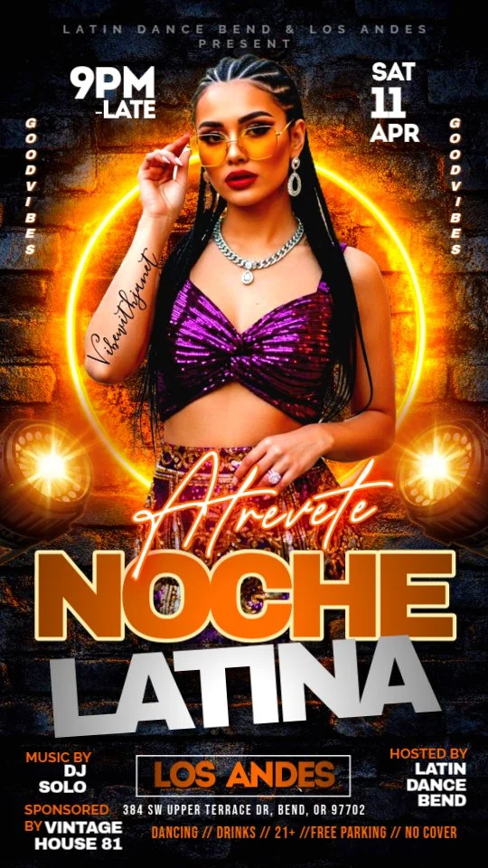 ATRÉVETE NOCHE LATINA 