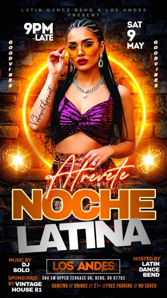 ATRÉVETE NOCHE LATINA 