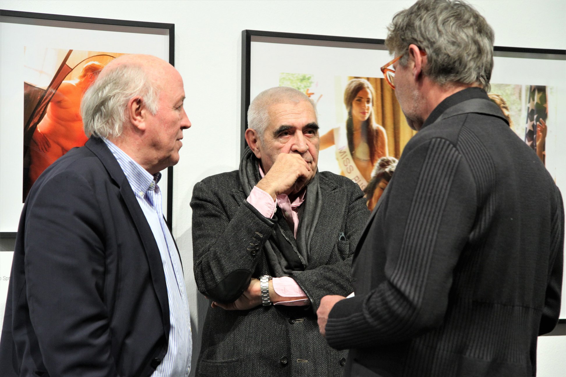 Journalist Herbert Lackner, Peter Noever (former artistic director &amp; CEO of the MAK, Vienna) &amp; Peter Coeln