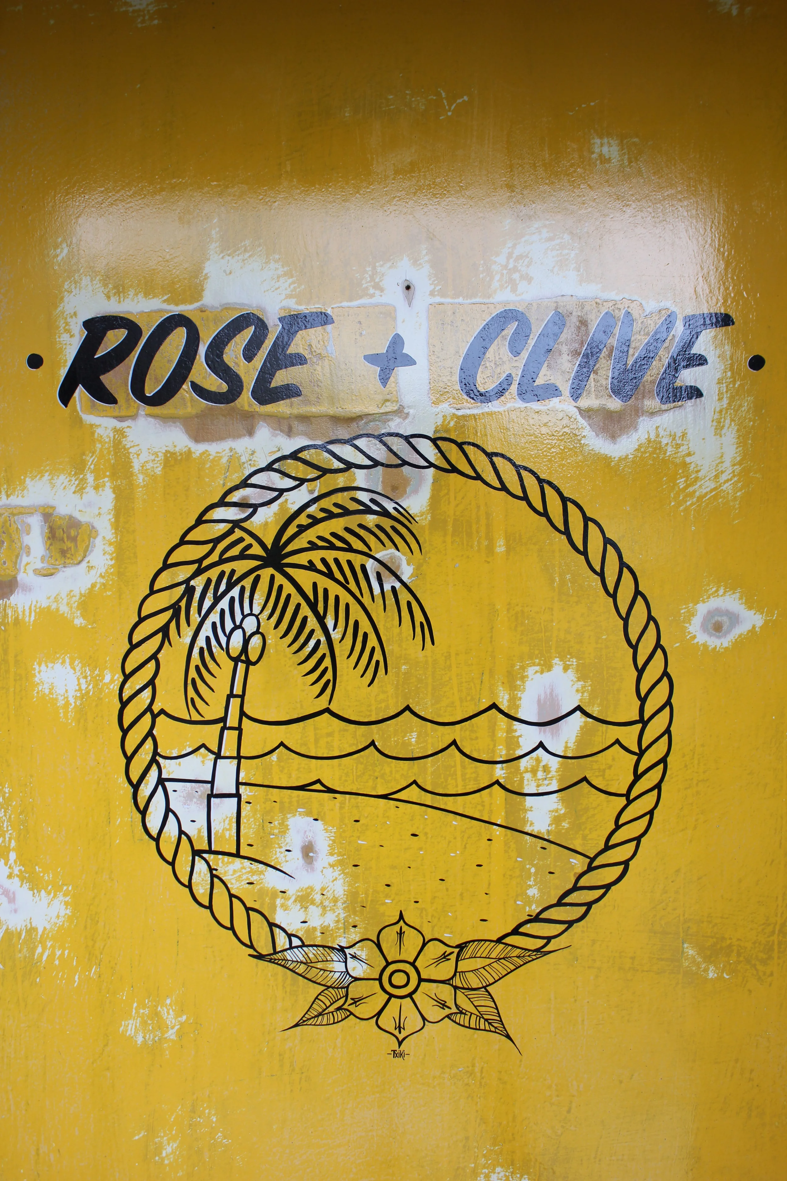 The everyday dude - Txiki - Melbourne artist - Mural Rose & Clive 