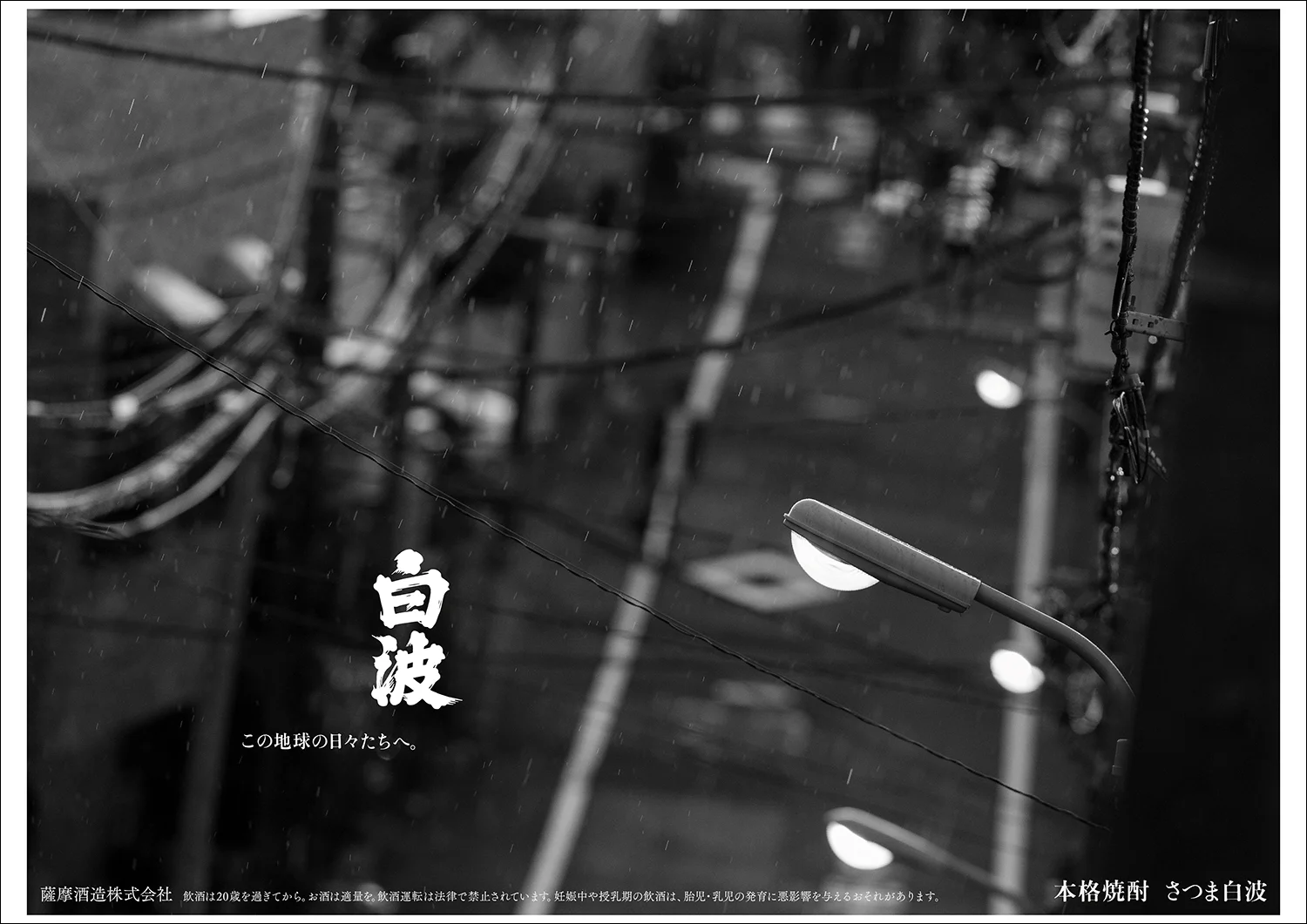 薩摩酒造株式会社「さつま白波」広告