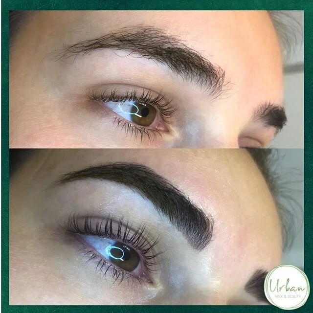 Henna brow lovin 💚 for a fuller more defined brow ✨

#hennabrows #betterbrows #notalwaystwins #definition
