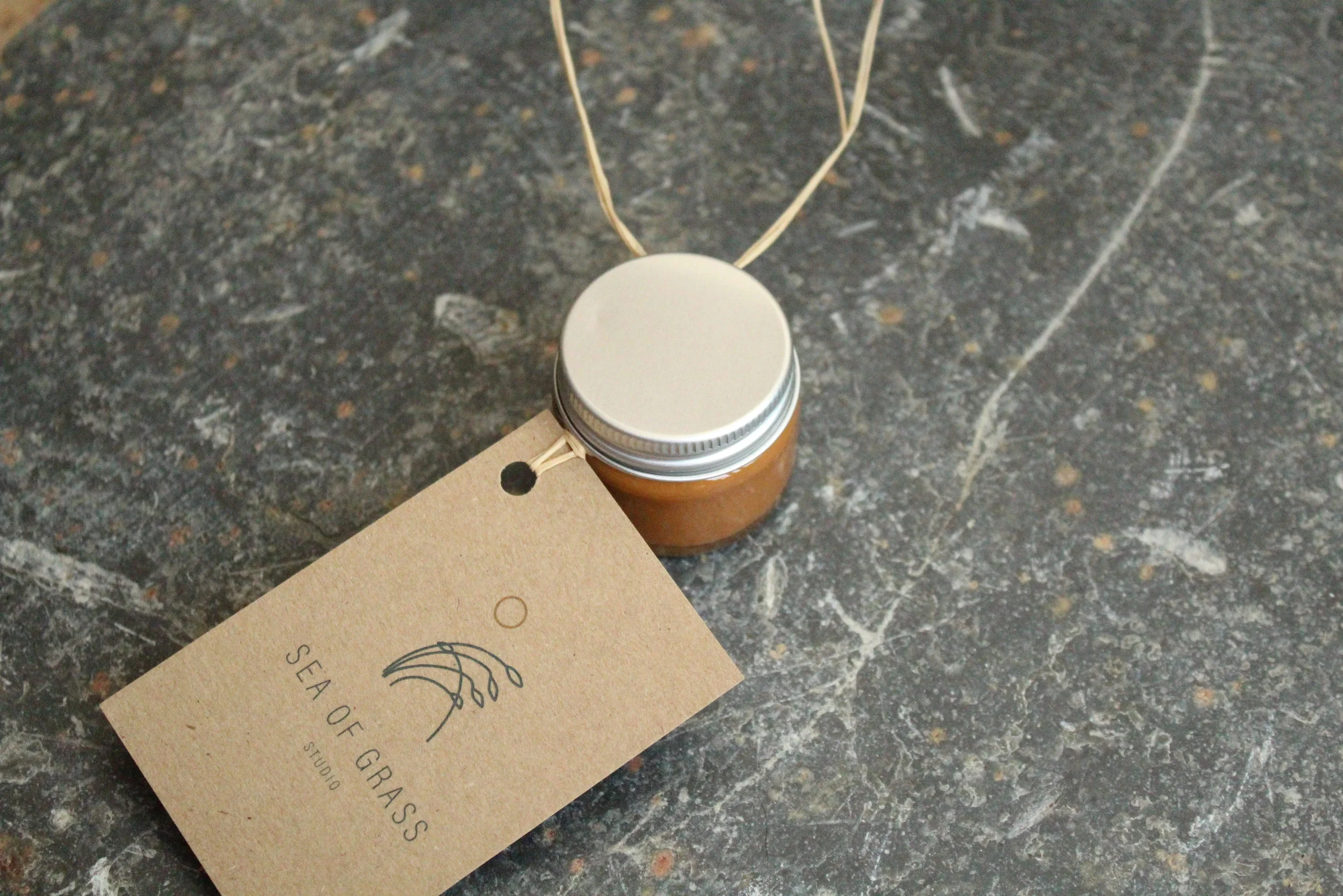 Handmade watercolour paint in a jar. Limited edition. Yellow ochre from Clearwell caves.