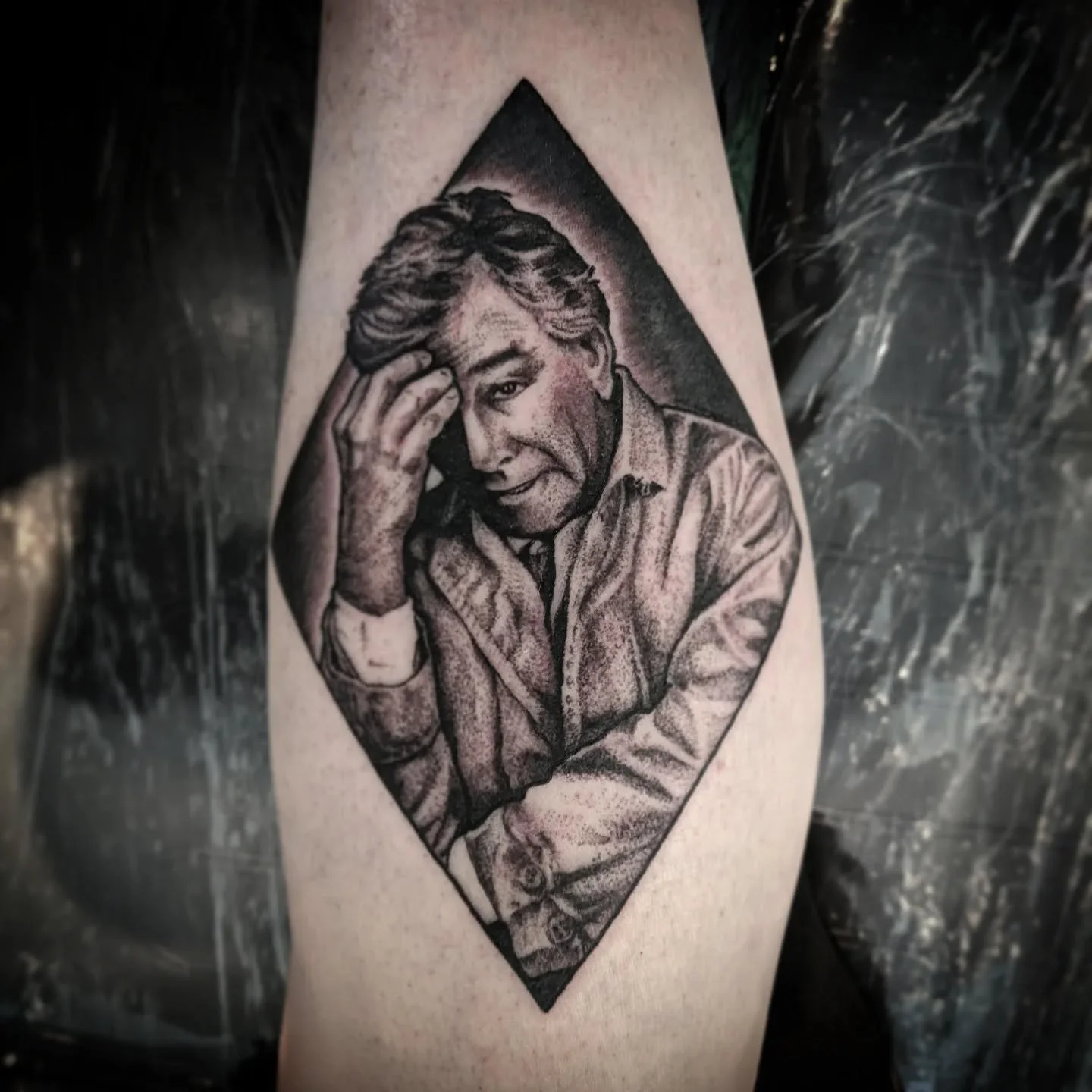 Another old favourite, holler if you love anyone as much as Spike loved Columbo and I'll make a picture of that person on you. Or even if you don't love anyone that much and just think it would be funny. Even more so then. I can do it in December so 