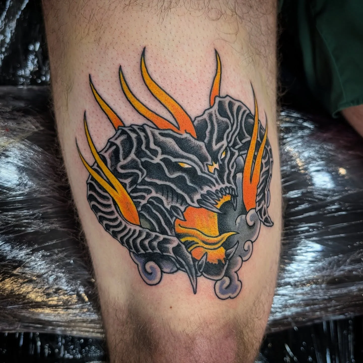 Have you or a Maiar you know been unfairly persuaded by Melkor to betray the Valar and were subsequently corrupted into a Balrog, to then be driven from your home at the Battle of the Powers? If so, you might want a commemorative tattoo of your own f
