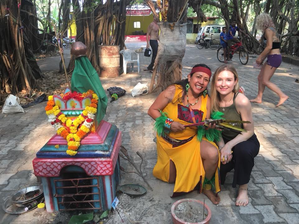 Me and Maria after the Banyon tree ceremony
