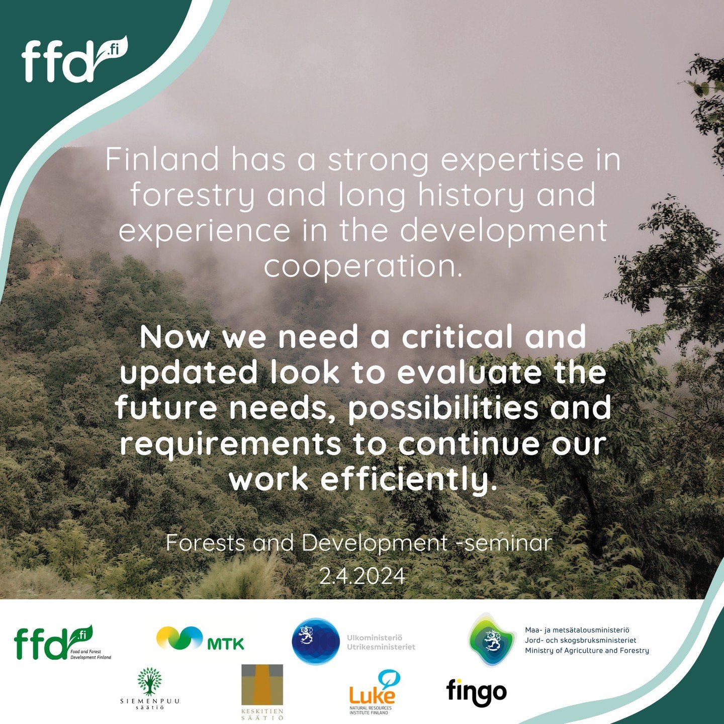 👉 Where should we focus in the future in order to export Finnish forestry expertise globally?
👉 How to integrate and encourage youth and students to take active part and join the discussion here?
These questions were discussed in the seminar of For