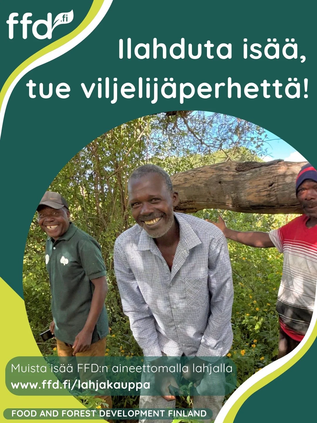 💙 Is&auml;np&auml;iv&auml;lahja viel&auml; mietinn&auml;ss&auml;?

 Anna t&auml;n&auml; vuonna lahja, joka ilahduttaa is&auml;&auml; ja tekee samalla hyv&auml;&auml; kauempana. 🌍🌱

Is&auml;np&auml;iv&auml;&auml; vietet&auml;&auml;n marraskuussa, m