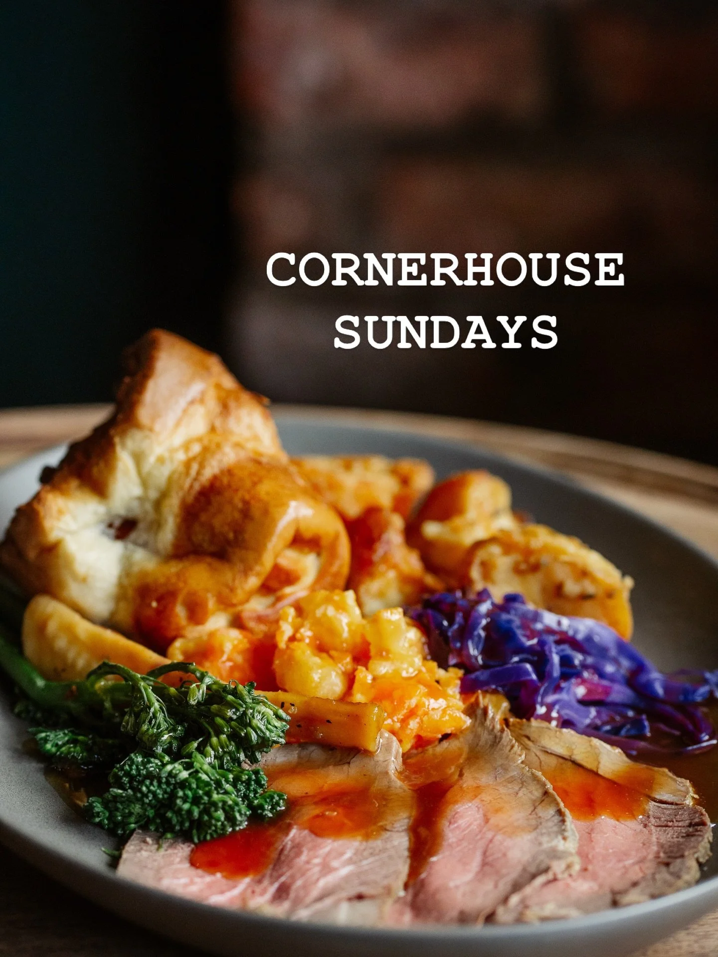 // CORNERHOUSE SUNDAYS ⚡️

Two courses for &pound;22
Quality produce 
Great drinks 
Sunday papers 
Doggie roast dinners &amp; kids&rsquo; portions 

#sunday #cornerhousechester #chester #independentbusiness #familybusiness