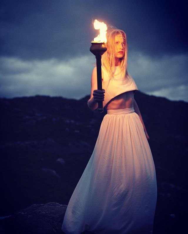 Meet our lead for The Blood Bride - Stella - played by Nell Hardy. ---------------------------------
Still from our shoot in the Outer Hebrides, Scotland. 
Costume design: @oh.cronk 
Photographer: @rich.bits ---------------------------------
#thebloo