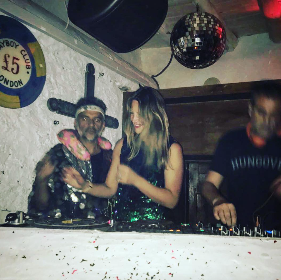 Pikes: DJ for the night with housemaster Sonny at the infamous Freddie’s club/bar/room