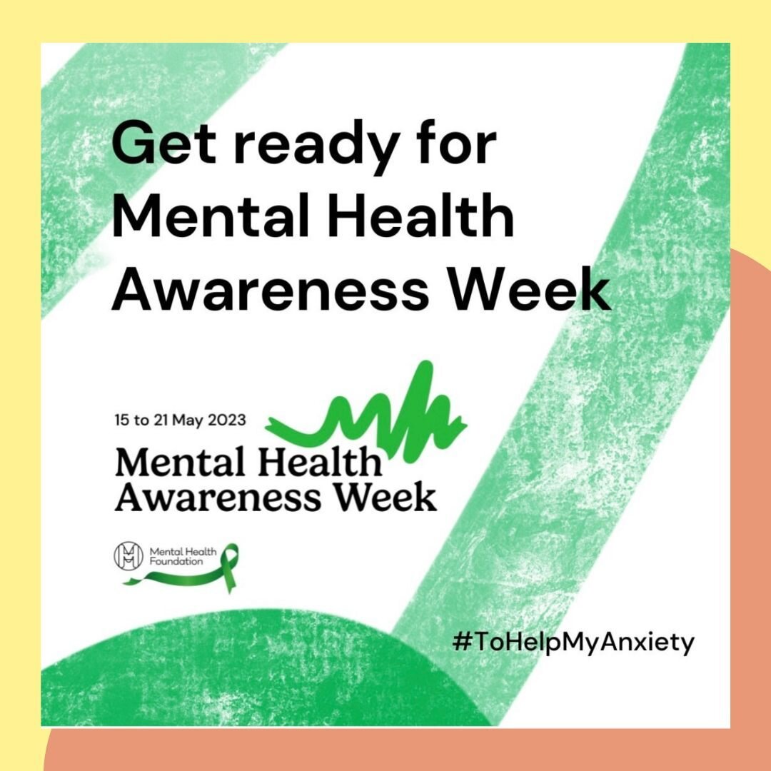 Mental Health Awareness Week starts TOMORROW, Monday May 15th.⁠
⁠
We're so pleased to be joining and supporting the national conversation around this year's theme of Anxiety - and the things that can help - with a week's worth of online lunchtime tal