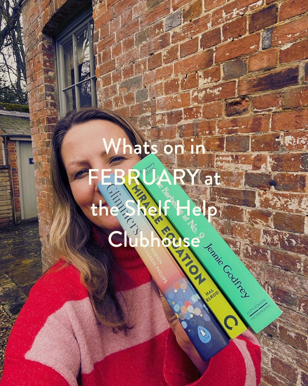 Hello February!

New month. Same soulful goal setting theme at the Shelf Help Club as we continue our Read-along of The Miracle Equation by Hal Elrod.

Also this month:

&bull; Bestselling &lsquo;author life&rsquo; chat with Jennie Godfrey as we cele