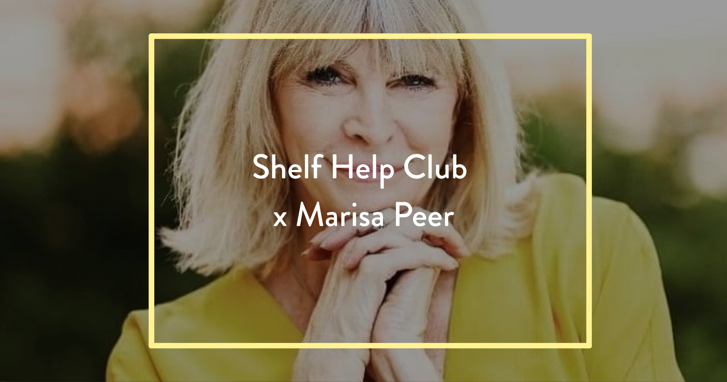 ONLINE EVENT: Marisa Peer