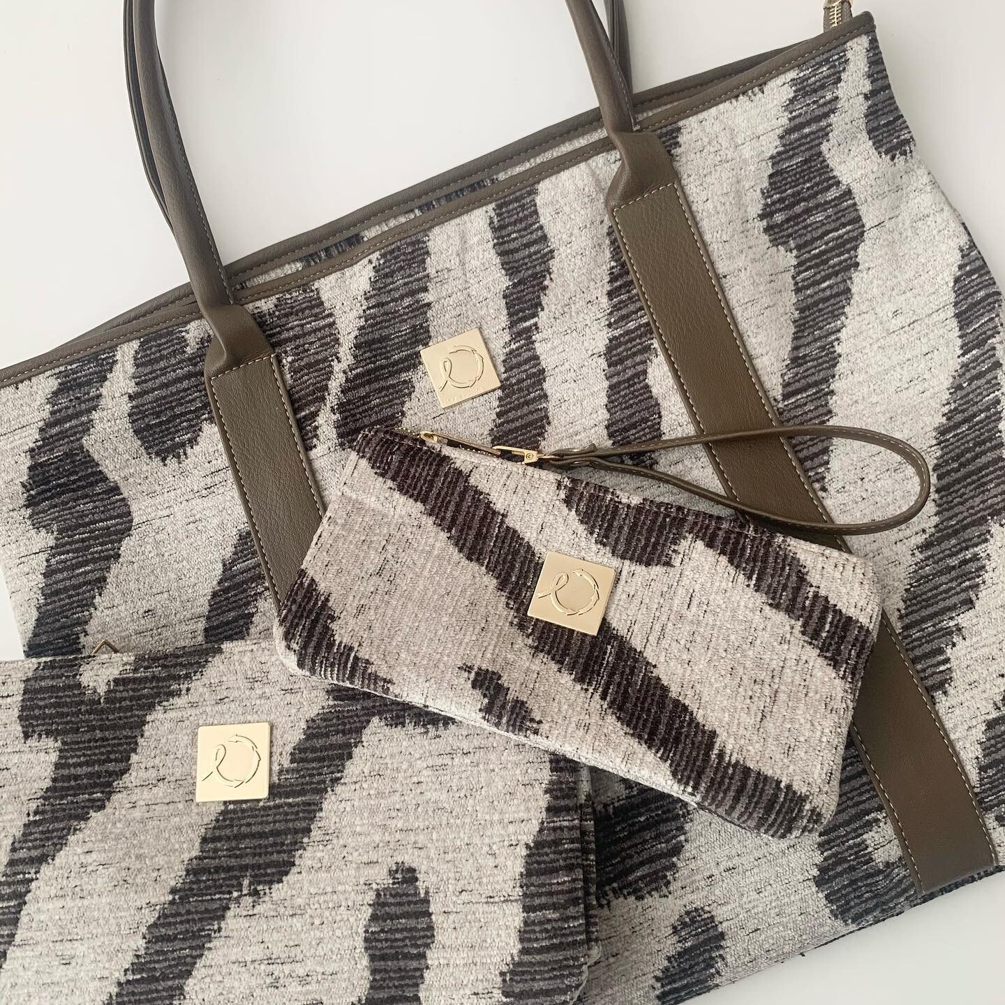 Check out these new matching sets, available at @hangupsnc in High Point, NC! 😍♻️❤️ #upcycle #upcycledbags #sustainablefashion #foragoodcause #curecf #cysticfibrosisawareness #shopwithpurpose #shopsmall #triadsmallbusiness #highpointnc #shopforacaus